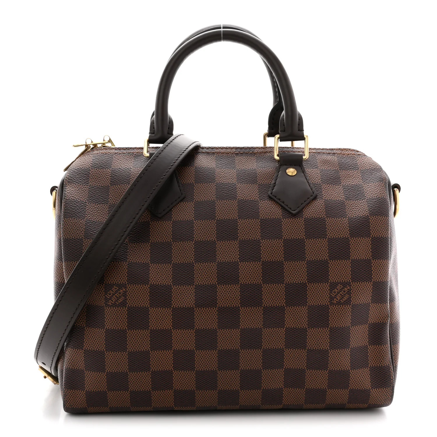 Louis Vuitton Damier Ebene Speedy Bandouliere 25 1878638 | FASHIONPHILE (US)