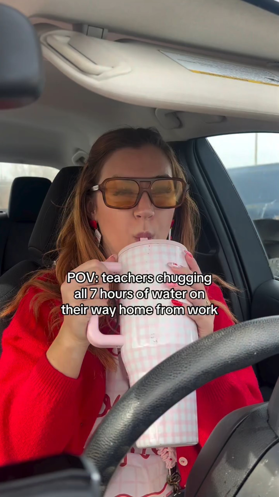 I either set it down and forget it or feel super bad for having to buzz the office so many times to use the restroom! #teacherprobs