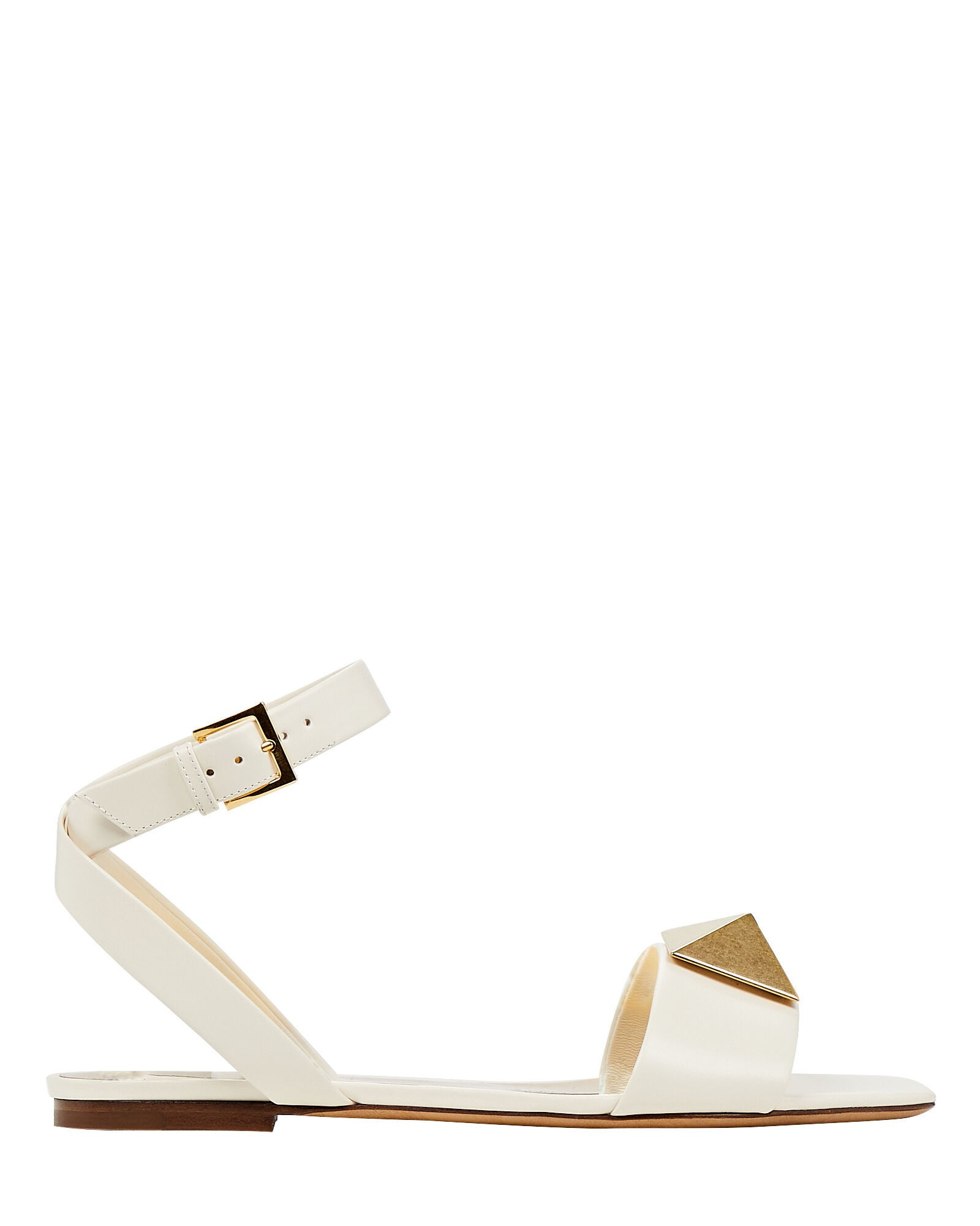 One Stud Leather Sandals | INTERMIX