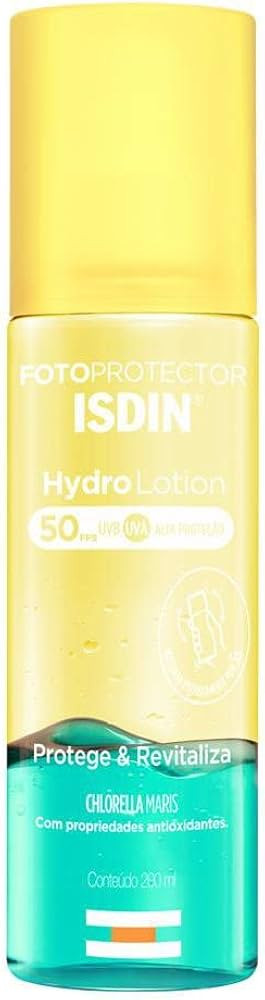 ISDIN Protetor Solar Corporal Bifásico Hydrolotion Fps 50+ - 200Ml | Amazon (BR)