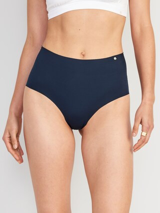 High-Waisted No-Show Brief Underwear | Old Navy (US)