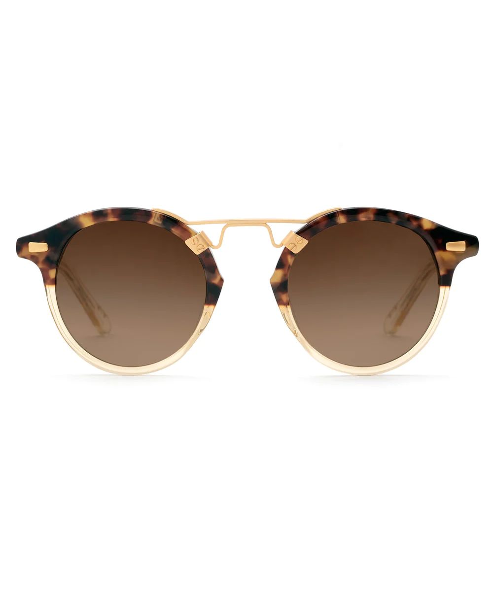 Blonde Tortoise to Champagne Polarized 24K | KREWE Eyewear