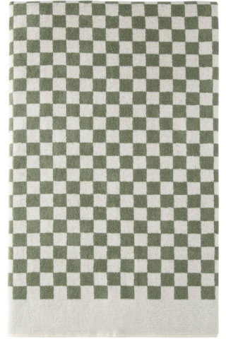 Green & White Roman Pool Towel | SSENSE