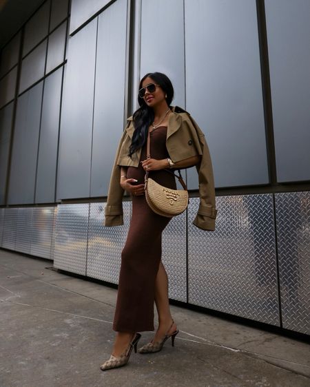 Bump friendly / maternity outfit 
Amazon summer outfit 
Amazon knit dress wearing a small
Prada crossbody bag 
Shopbop jewelry 
Gucci heels run TTS



#LTKFindsUnder100 #LTKFindsUnder50 #LTKBump