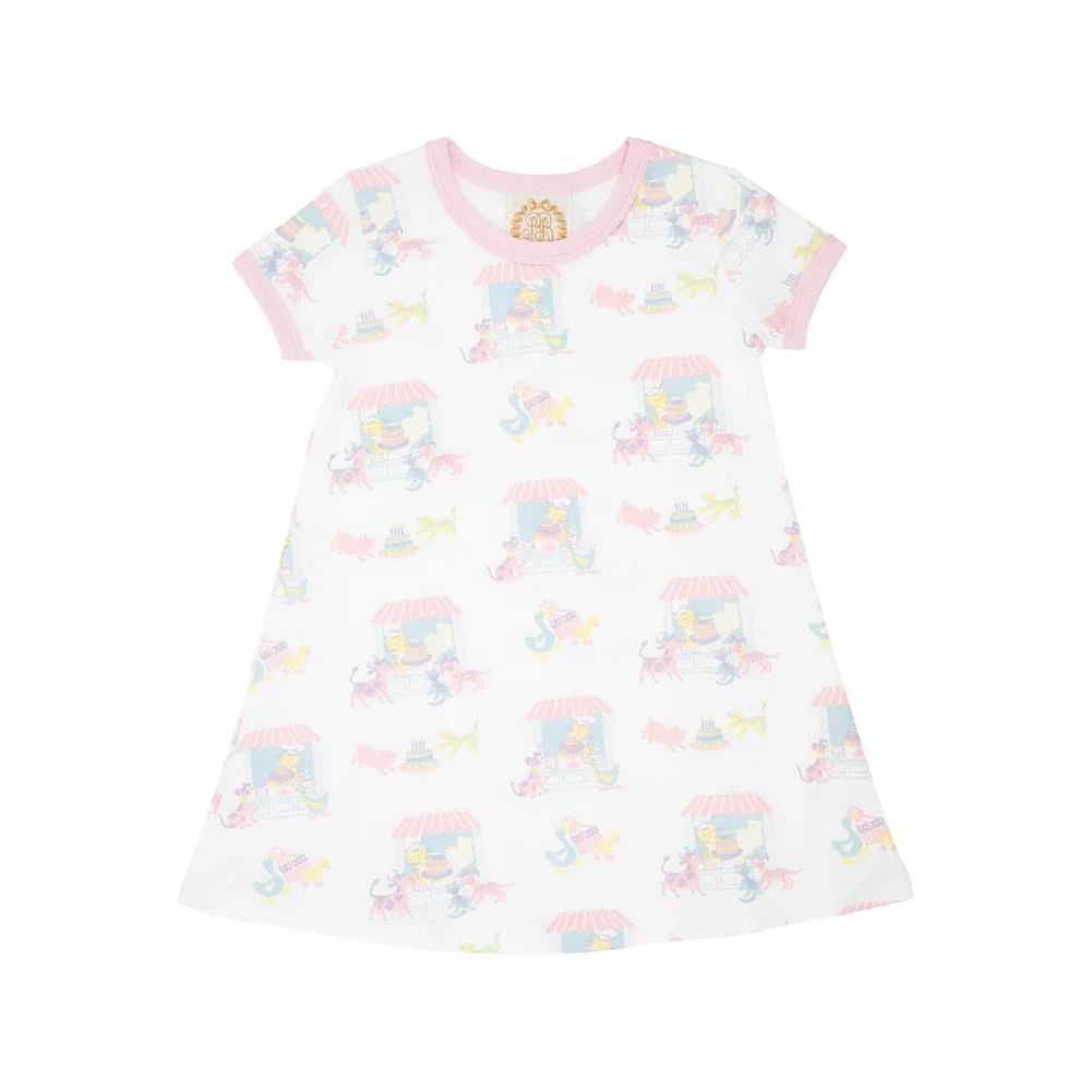 Polly Play Dress - Icing On The Cake (Girl) with Palm Beach Pink | The Beaufort Bonnet Company