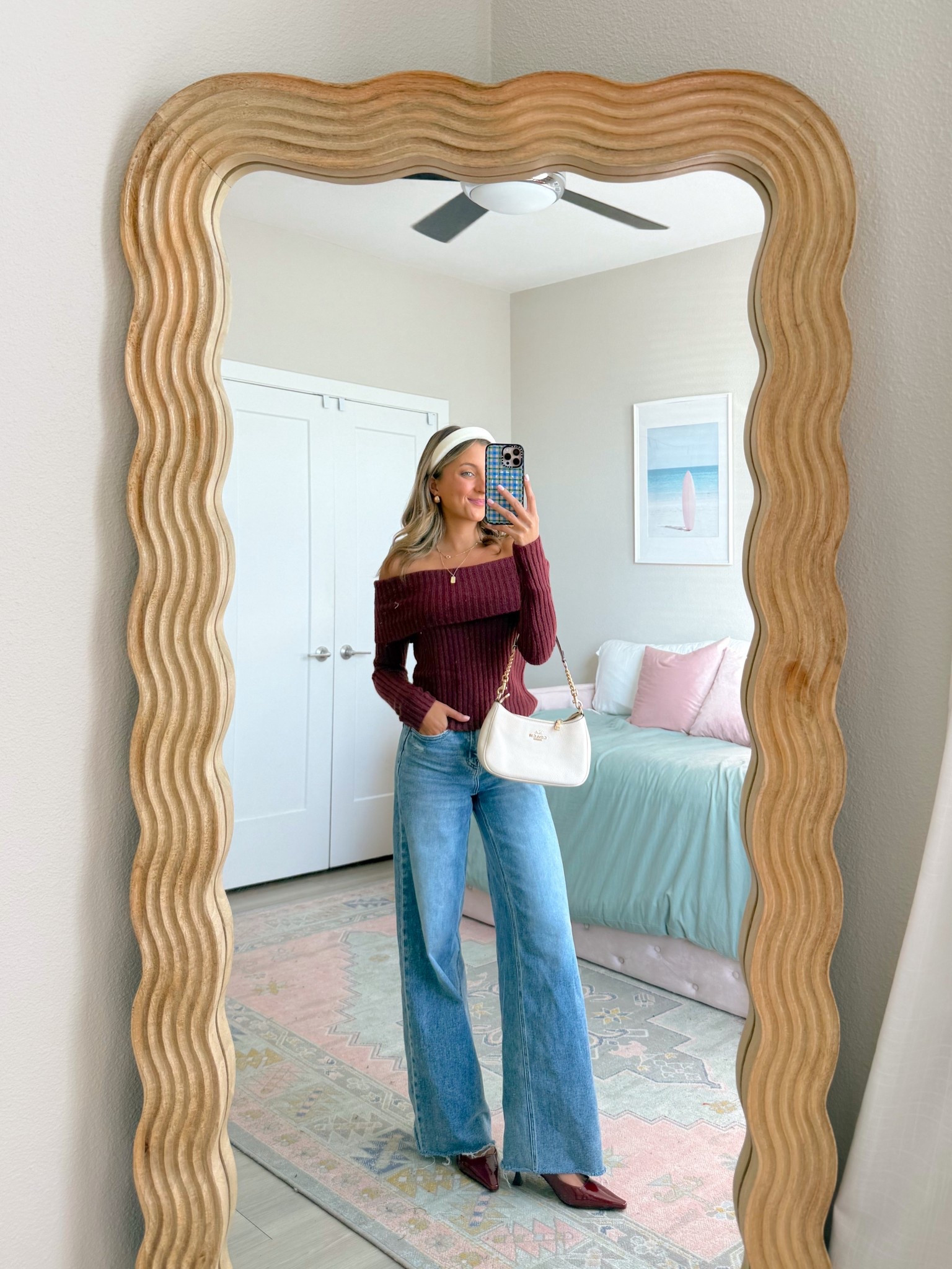 obsessed with this winter outfit. stack AFMCKENZIE for an extra 15% off the sweater 