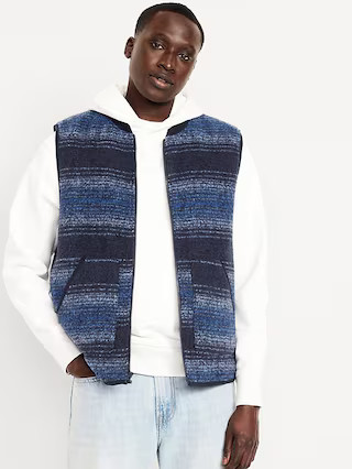 Relaxed Boiled Wool Vest | Old Navy (US)