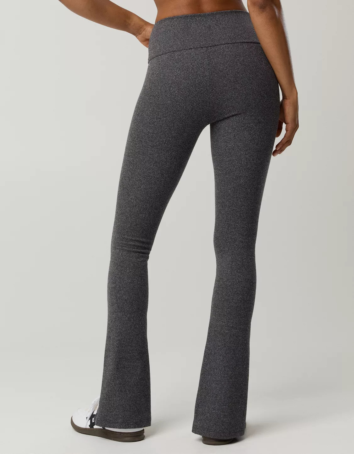 OFFLINE By Aerie Jacquard Twill Mini Flare Legging | Aerie