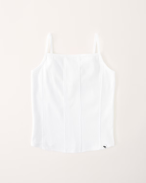 seamed cami | Abercrombie & Fitch (US)