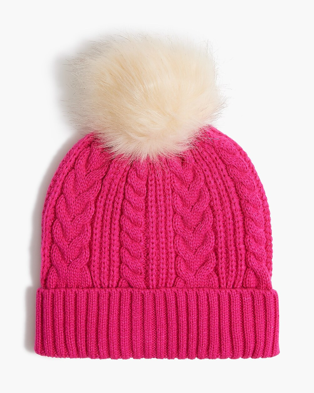 Cable pom beanie | J.Crew Factory