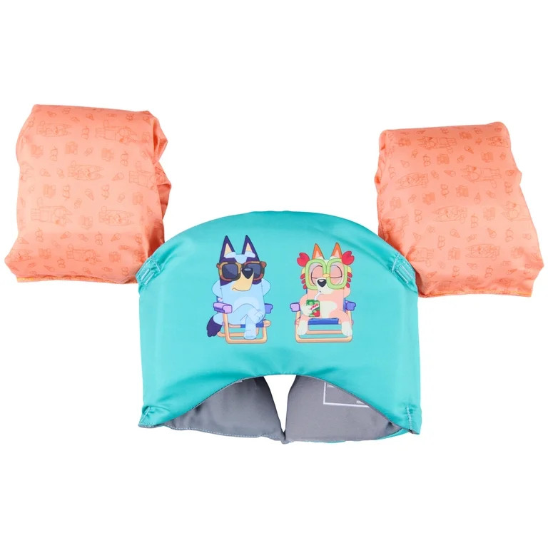 SwimWays Bluey Swim Trainer, USCG Approved Life Vest for Kids 33-55 lbs | Walmart (US)