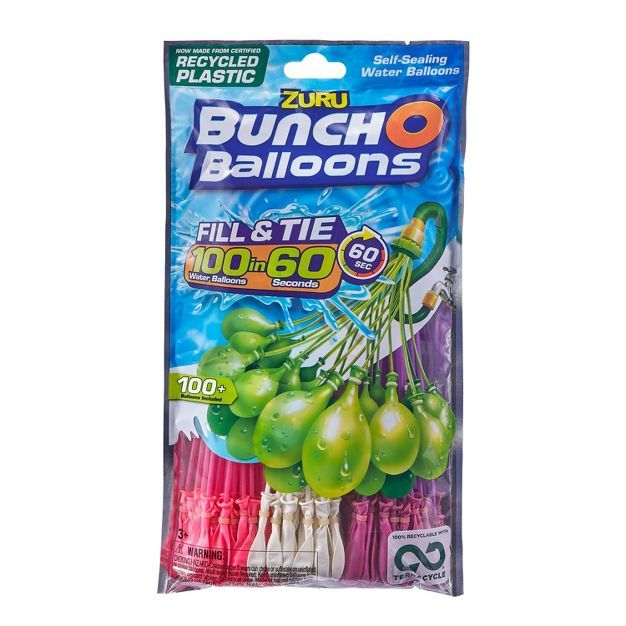 Bunch O Balloons Recycle Balloons - Pink/Purple/White | Target