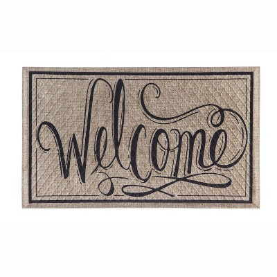 Cape Craftsmen Welcome Script Embossed Mat | Target