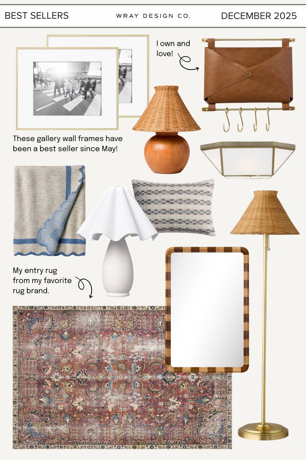 The best sellers from December 2025. Including so many affordable options from Target. The gold gallery frames have been a community favorite since May 2025! // Target home finds, Loloi area rug, scalloped table lamp, rattan floor lamp.

#LTKFindsUnder100 #LTKFindsUnder50 #LTKHome