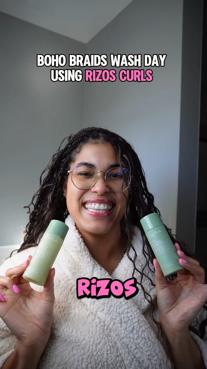 Washing my boho braids with Rizos Curls

I loved how my scalp felt after using these products! What is your favorite Rizos Curls product? @rizoscurls 

Products Mentioned:
✨ Biotin Shampoo
✨ Biotin Conditioner

Stay tuned for Part 2 to see how I style these boho braids with Rizos Curls 

#RizosCurlsAmbassador #RizosCurls #HealthyHair #BohoBraids