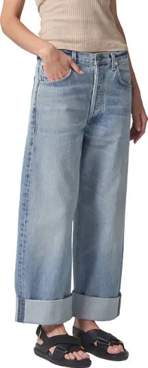 Ayla High Waist Baggy Wide Leg Jeans | Nordstrom