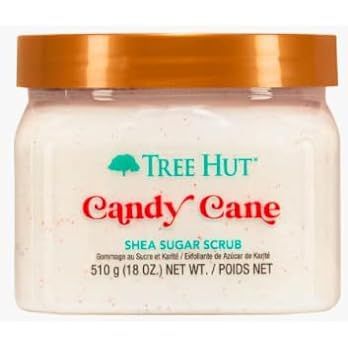 Tree Hut Holiday Candy Cane Shea Sugar Scrub, 18 oz (SET OF 2) | Amazon (US)