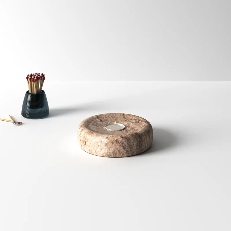 Tellis Marble Tealight Holder | Wayfair North America