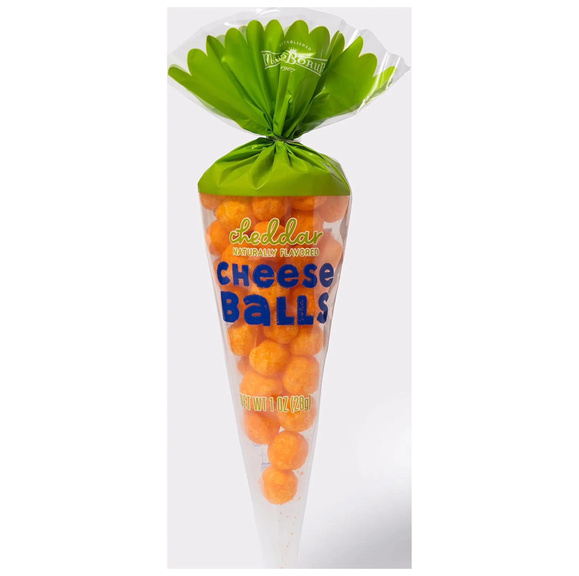 Maud Borup Cheddar Cheeseball Carrot Cone, 1 oz, Seasonal Spring Treat & Gift | Walmart (US)