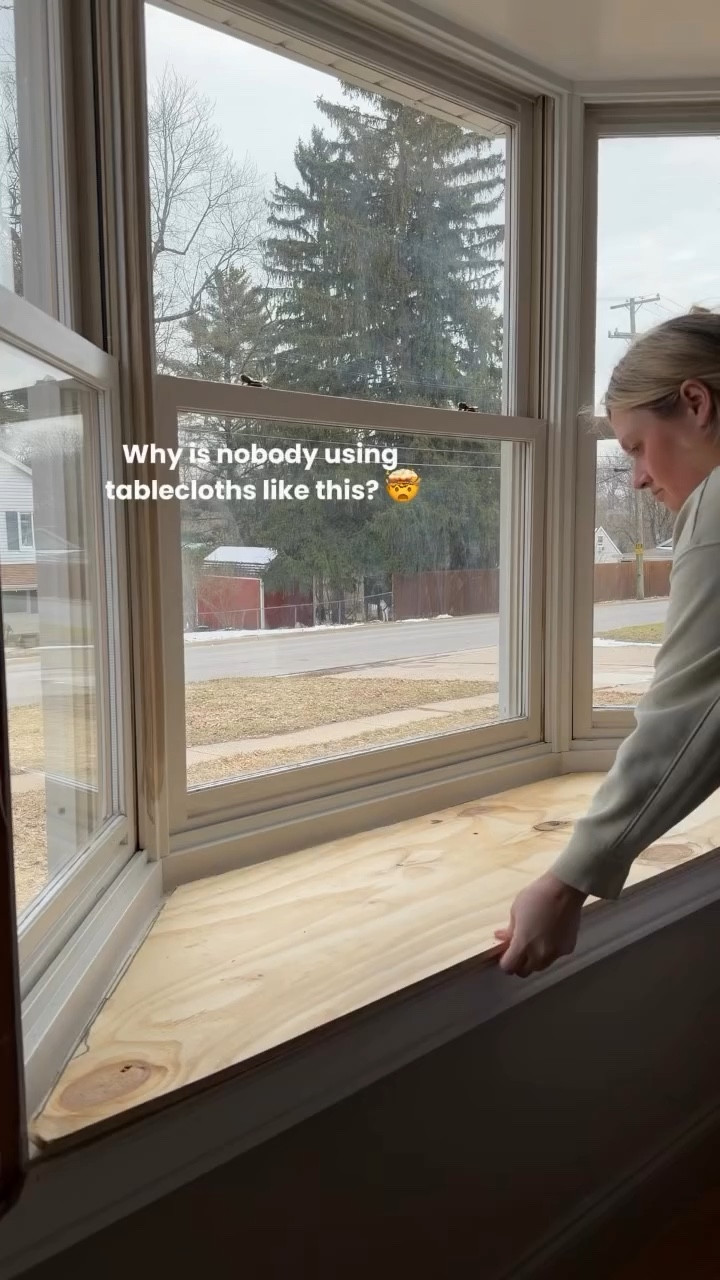 I turned a $25 tablecloth into a custom bench cushion 😍 unfortunately I can’t link the exact tablecloth on LTK but I’ve linked others! 😍
 
Would you try this?