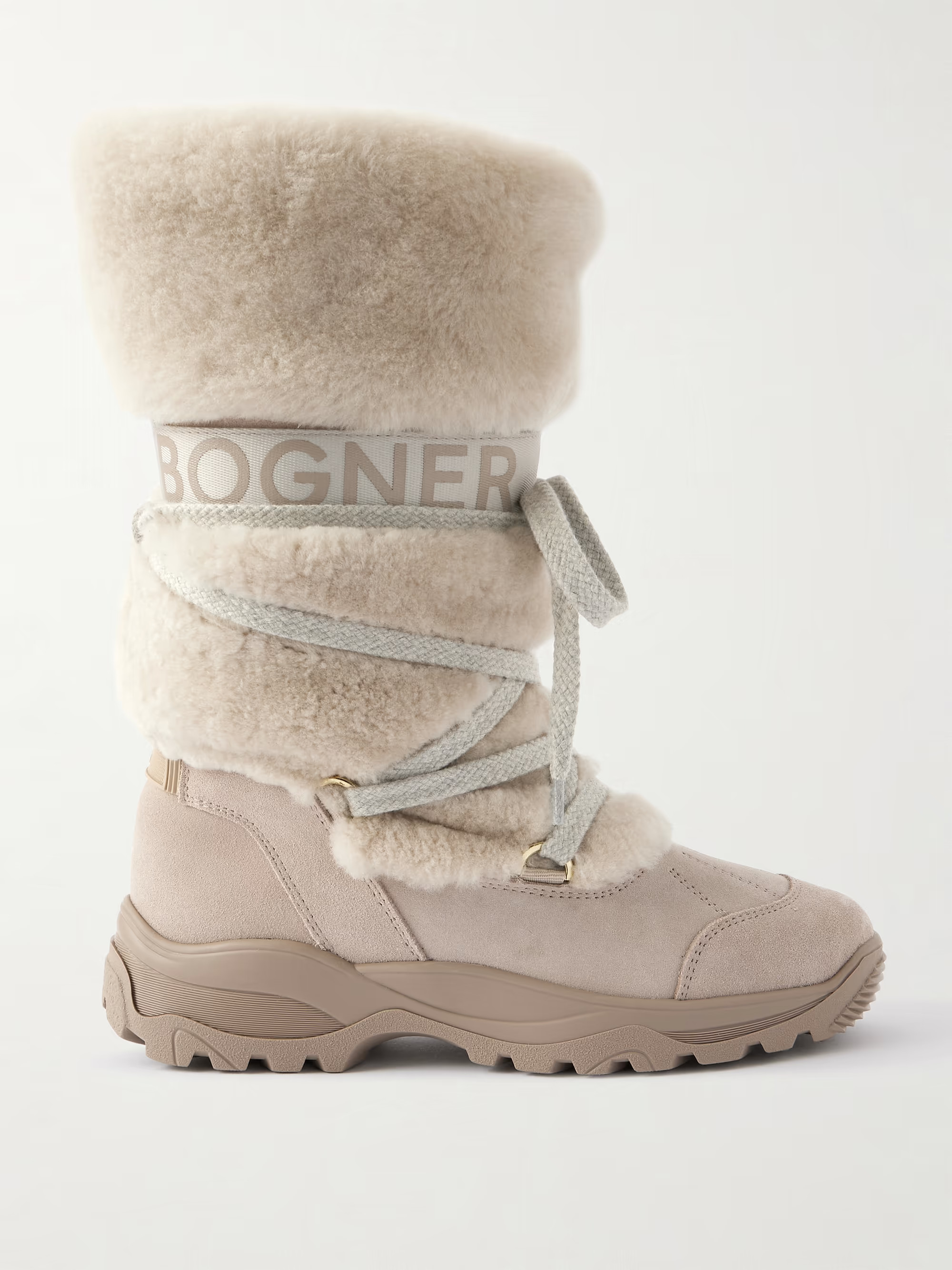 Alta Badia shearling and suede ankle boots | NET-A-PORTER (UK & EU)