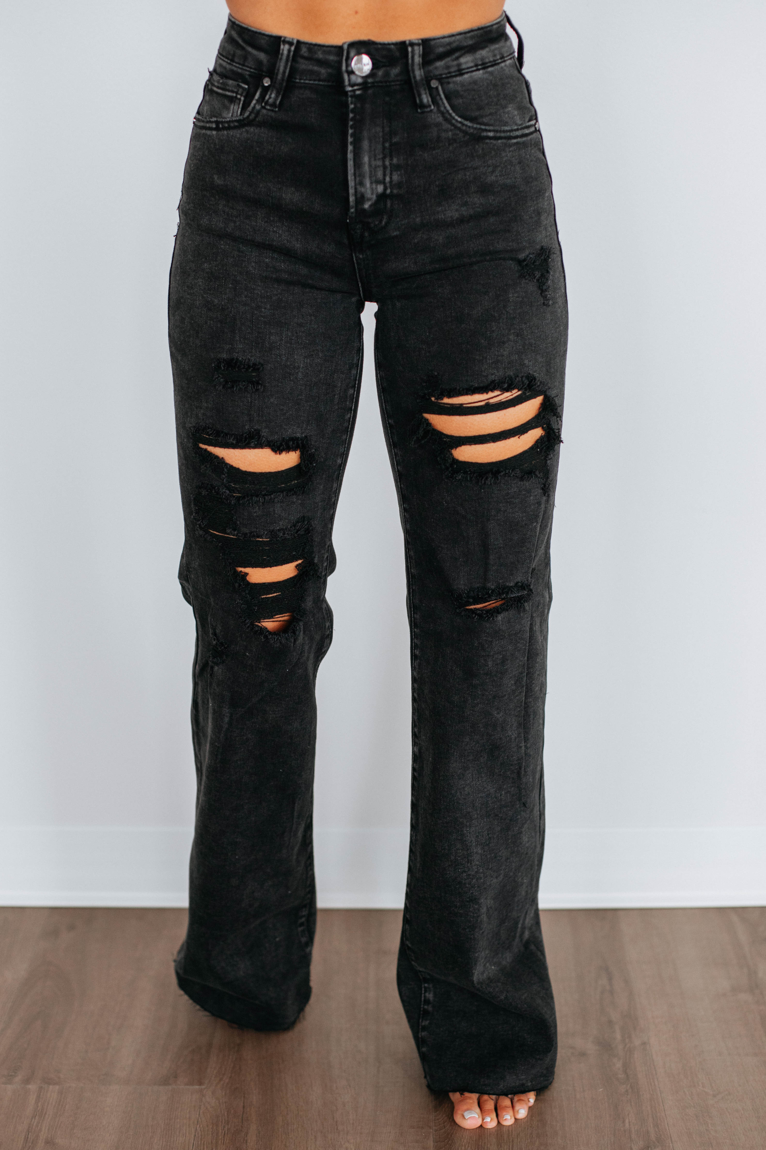 Georgia Risen Jeans - Vintage Black | Wild Oak Boutique