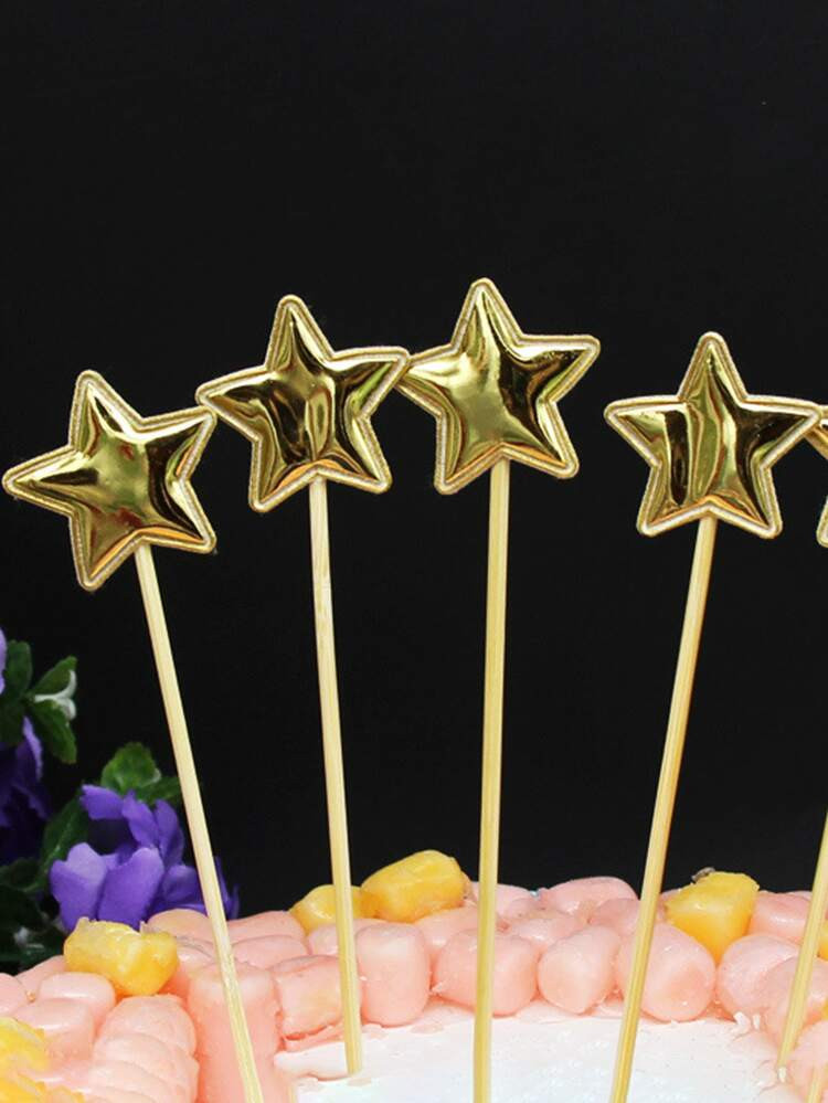 20pcs Star Cake Topper | SHEIN