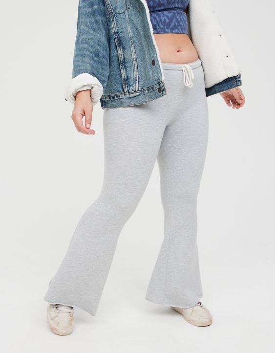 OFFLINE By Aerie OTT Fleece Super Flare Pant | American Eagle Outfitters (US & CA)