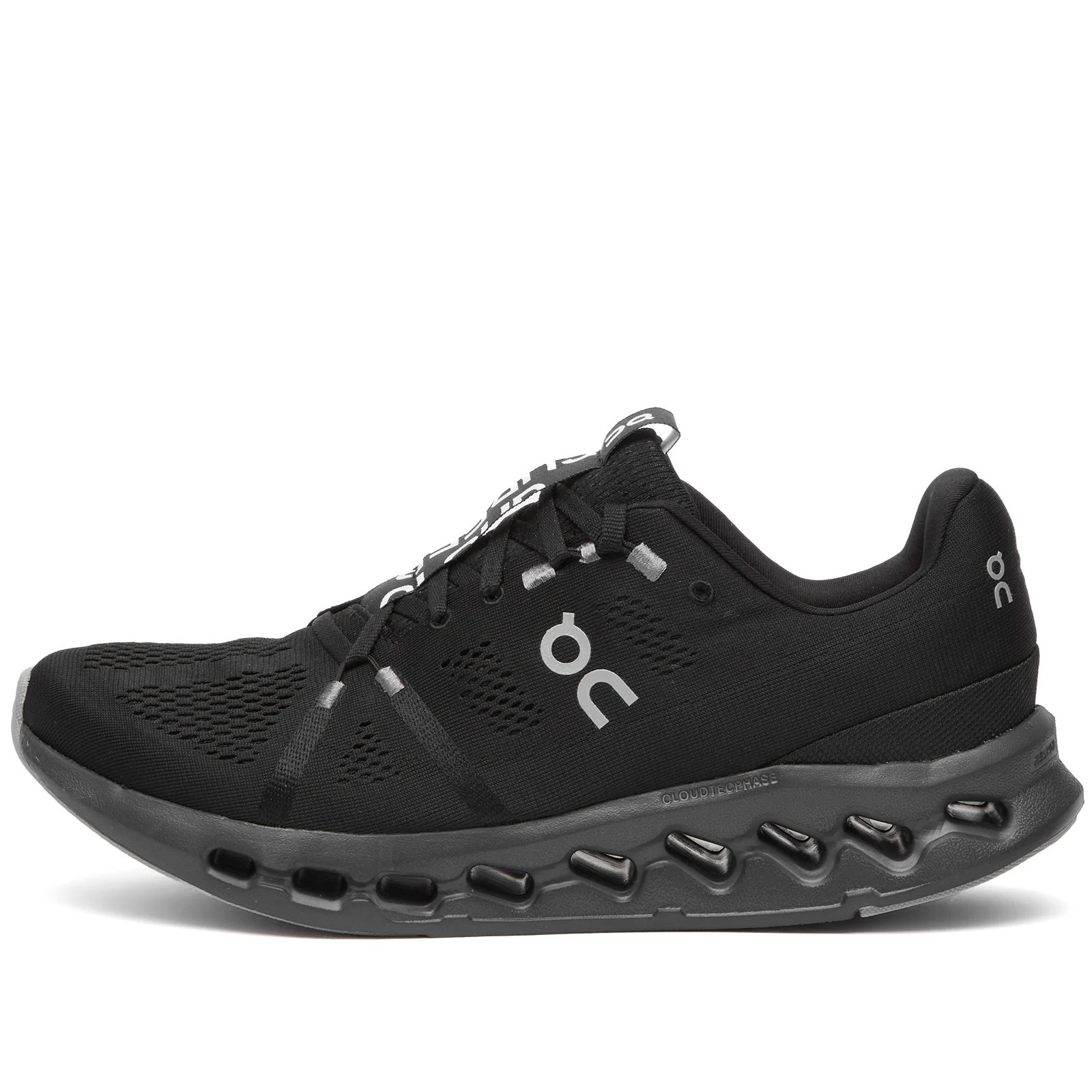 ON Men's Cloudsurfer Sneakers in All Black, Size UK 6.5 | END. Clothing