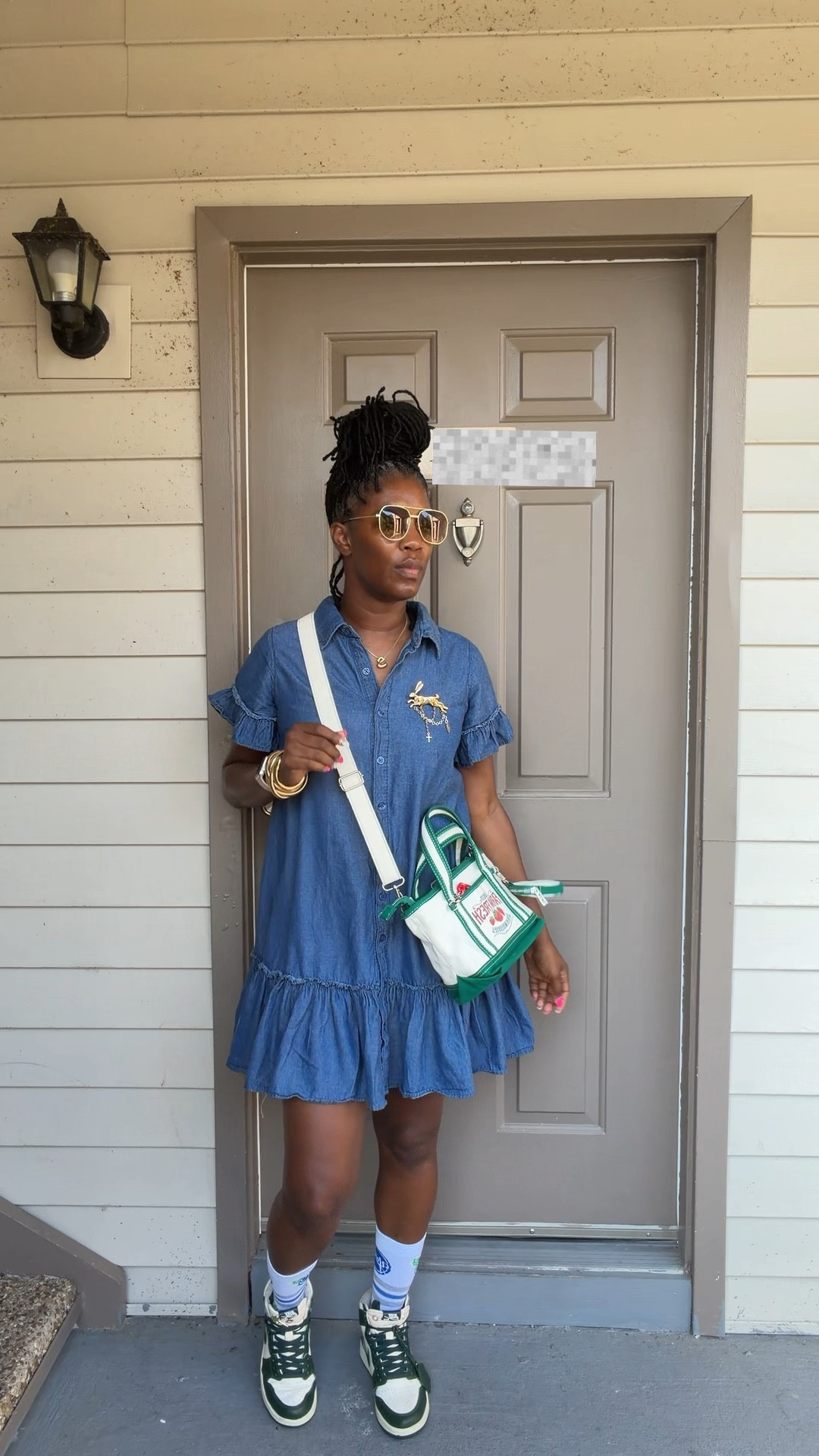 This summer I said I was investing in baby doll dresses and sneakers. And this denim dress did not disappoint!

The ruffle bottom and sleeves add the perfect touch to the soft, feminine era that I’m in. (Sold out but I linked other options)  

I’m 5’6 wearing a medium  
Would you wear this? 💙 #springoutfits2026 #affordablefashion #fashionover40

#LTKootd #LTKOver40