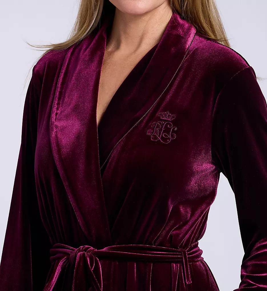 Long Sleeve Shawl Collar Long Robe | HerRoom