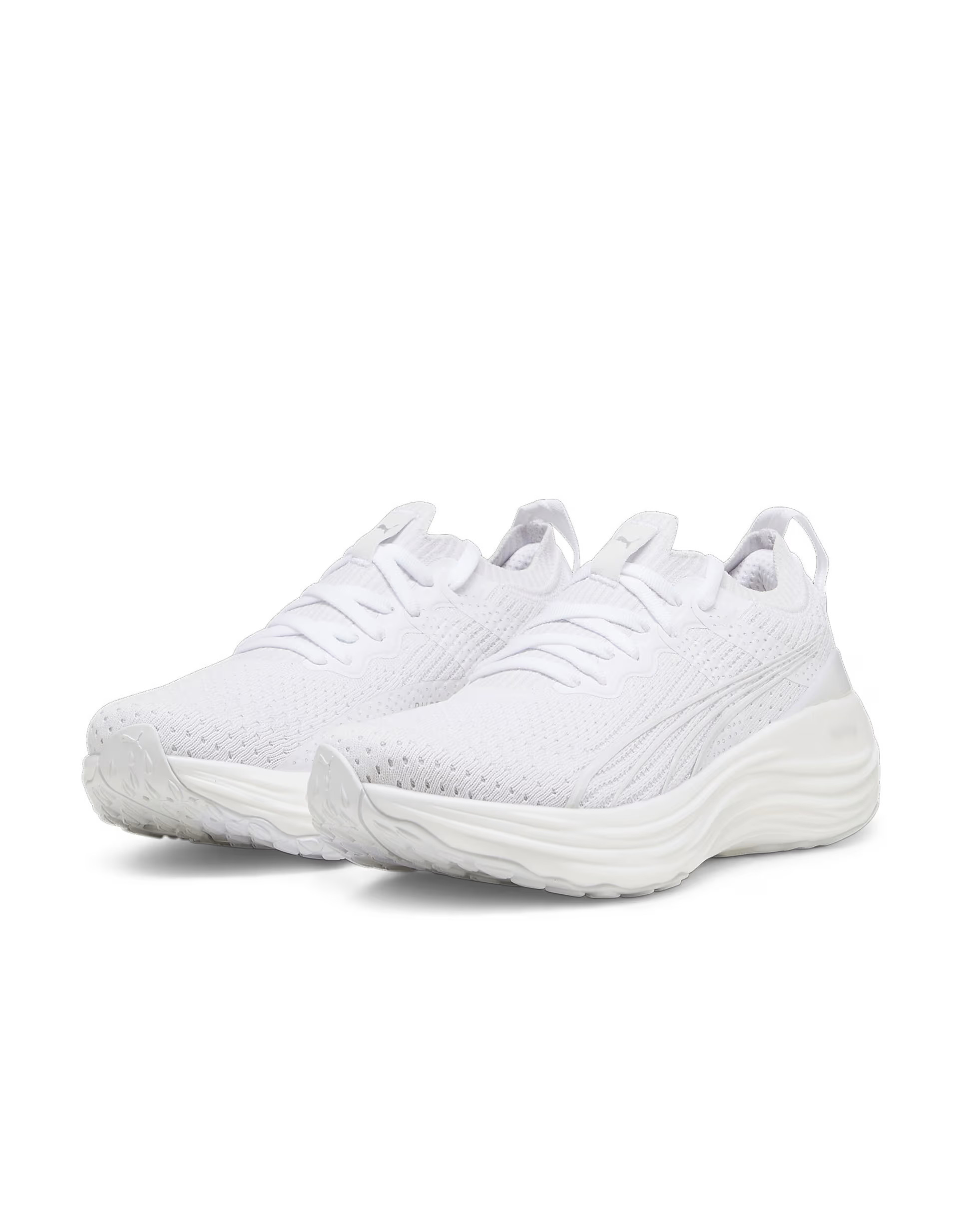 PUMA Foreverrun Nitro Knit sneakers in white | ASOS (Global)