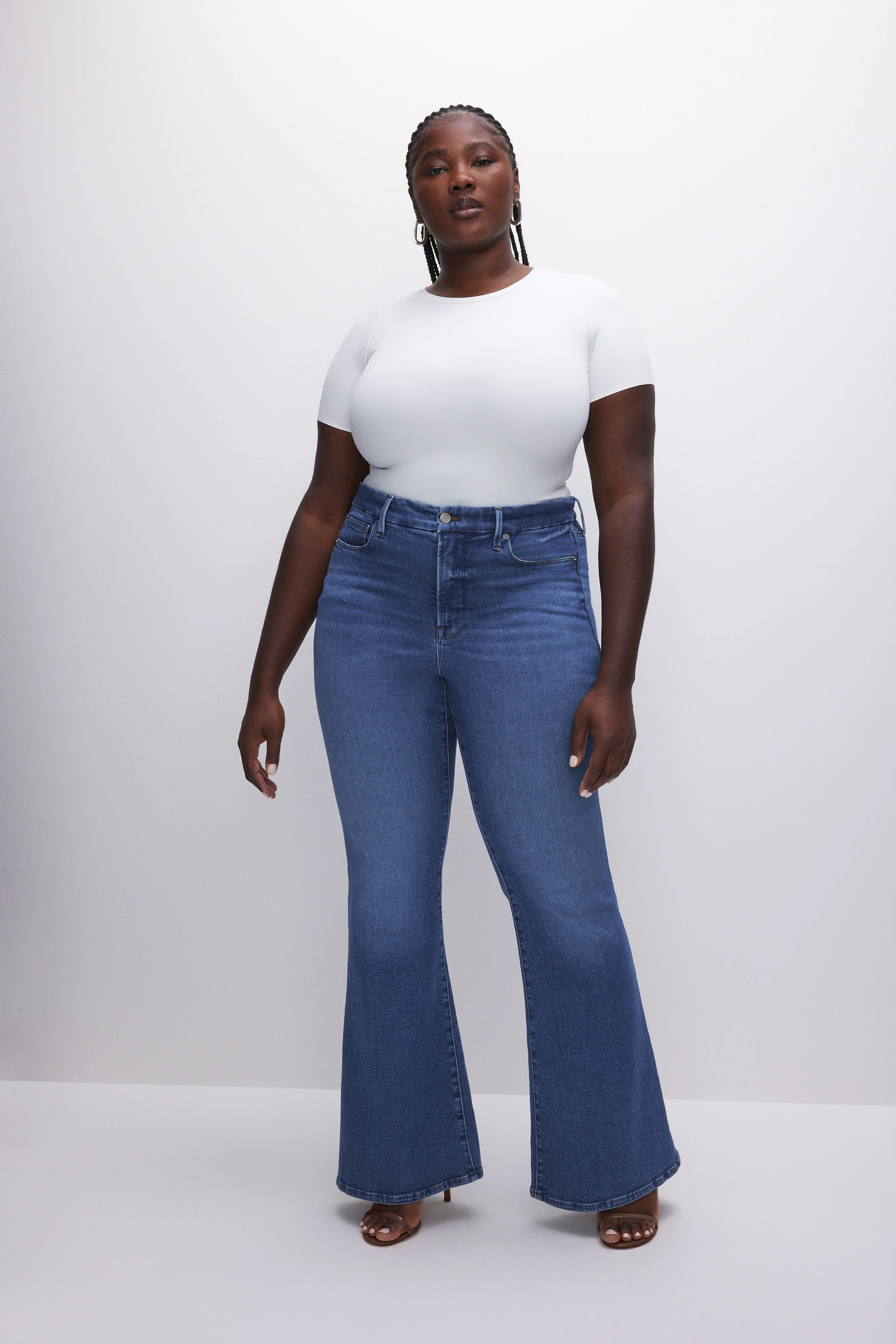 GOOD LEGS FLARE JEANS | Good American