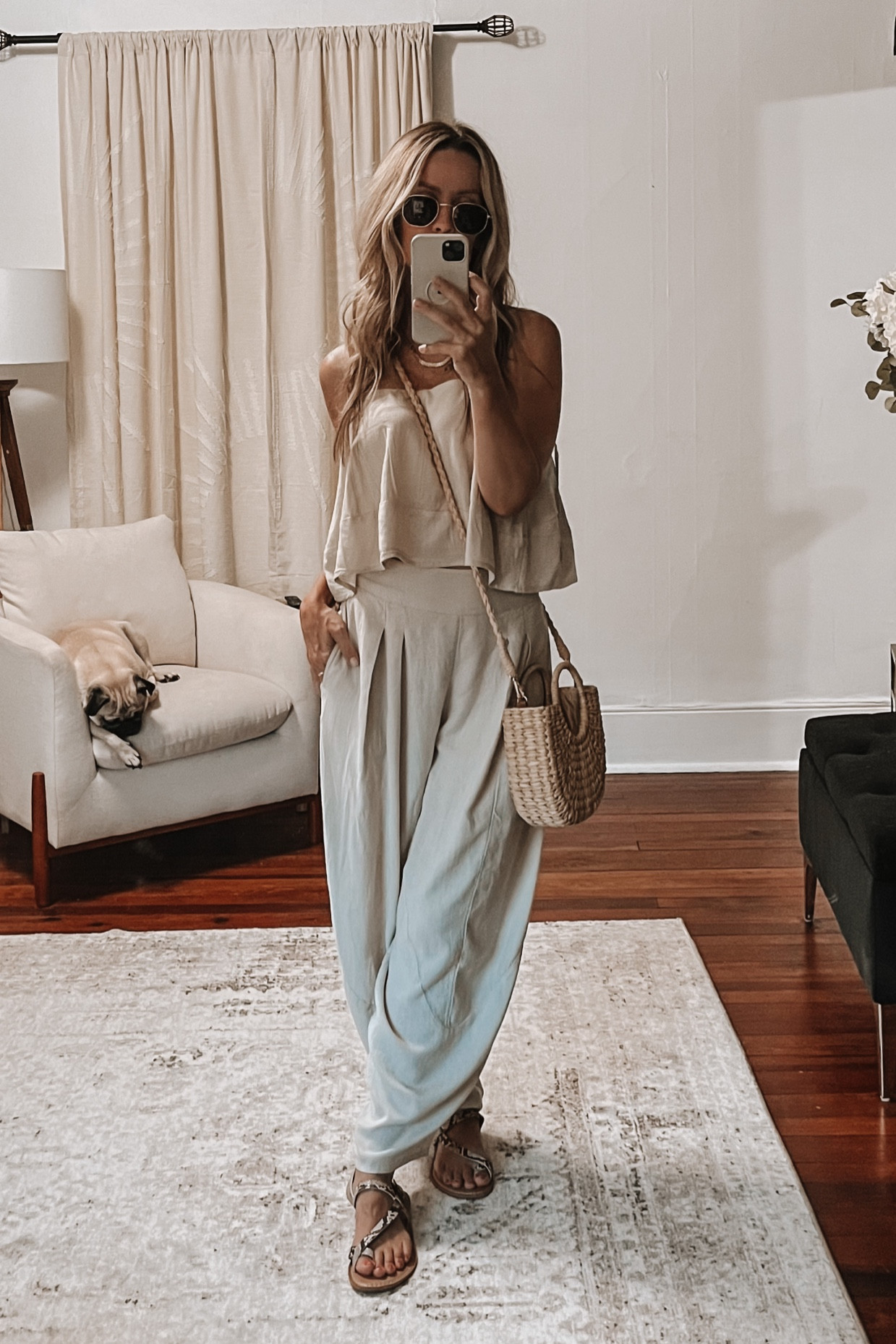 Linen set by Free People 🤎
Pants button down the side. Has pockets. And there’s elastic in the back of the waist for an extra comfy fit. Perfect beach vacay fit 

#LTKunder100 #LTKstyletip