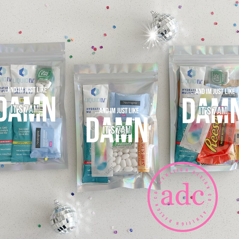 The Original Taylor Swift, Damn its 7am Custom Hangover Kit || Hangover Recovery Kit || Bachelore... | Etsy (US)