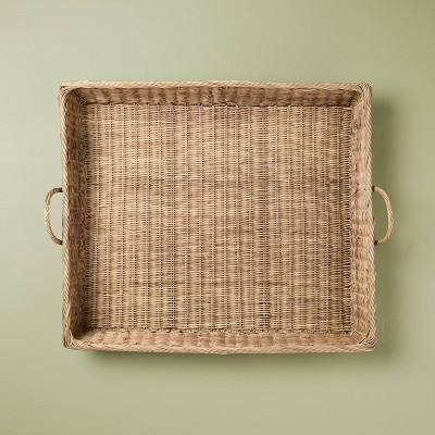 Large Woven Storage Tray - Hearth & Hand™ with Magnolia | Target