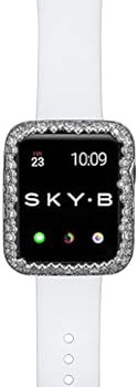 SKYB Champagne Bubbles Silver Protective Jewelry Case for Apple Watch Series 1, 2, 3, 4, 5 Devices - | Amazon (US)