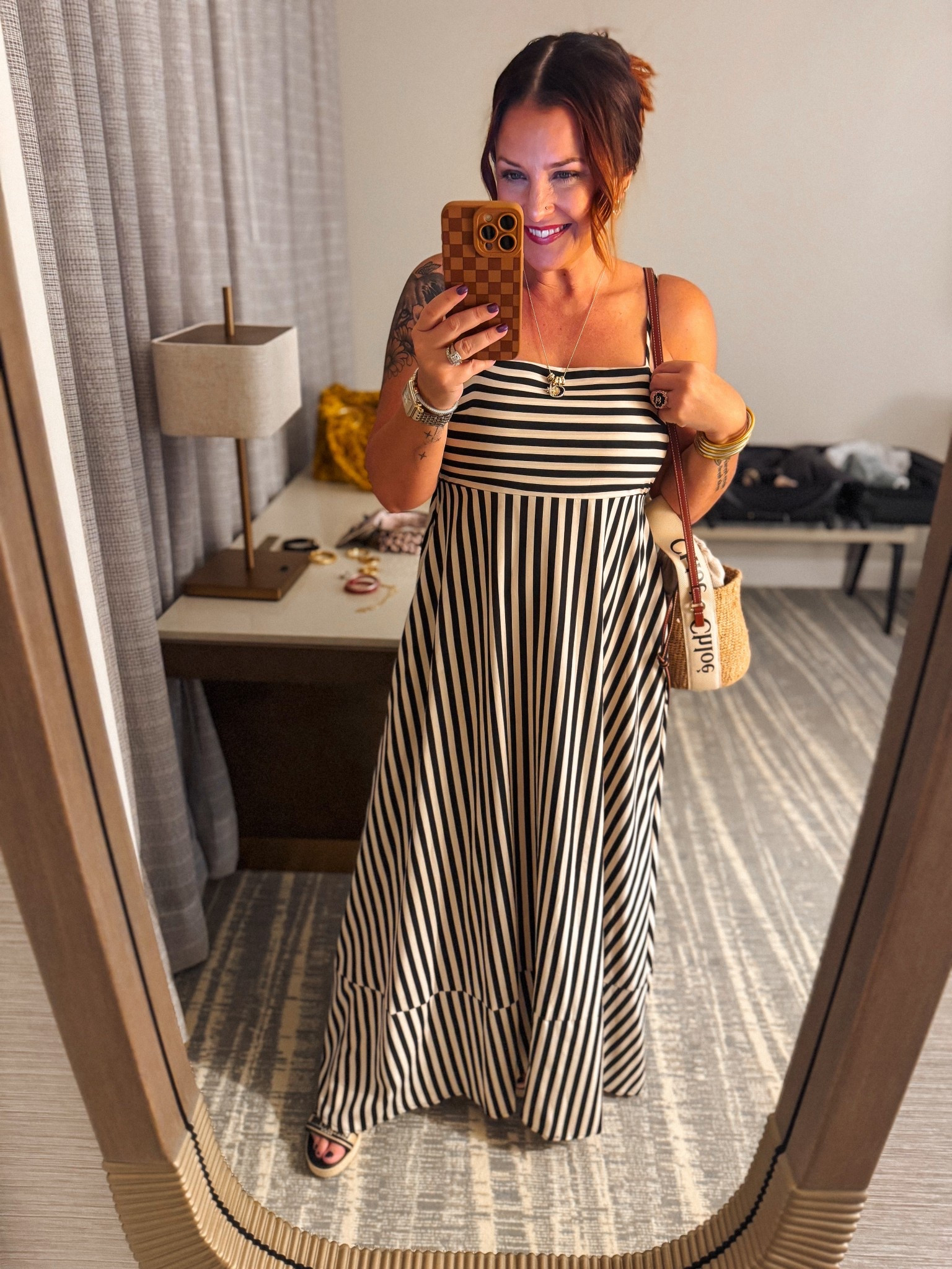 Wore this Cupshe striped dress to dinner by the water in Fort Lauderdale. It’s one of my closet faves! Save 15% with code DELIGHT15. 

#LTKOver40 #LTKFindsUnder50 #LTKItBag