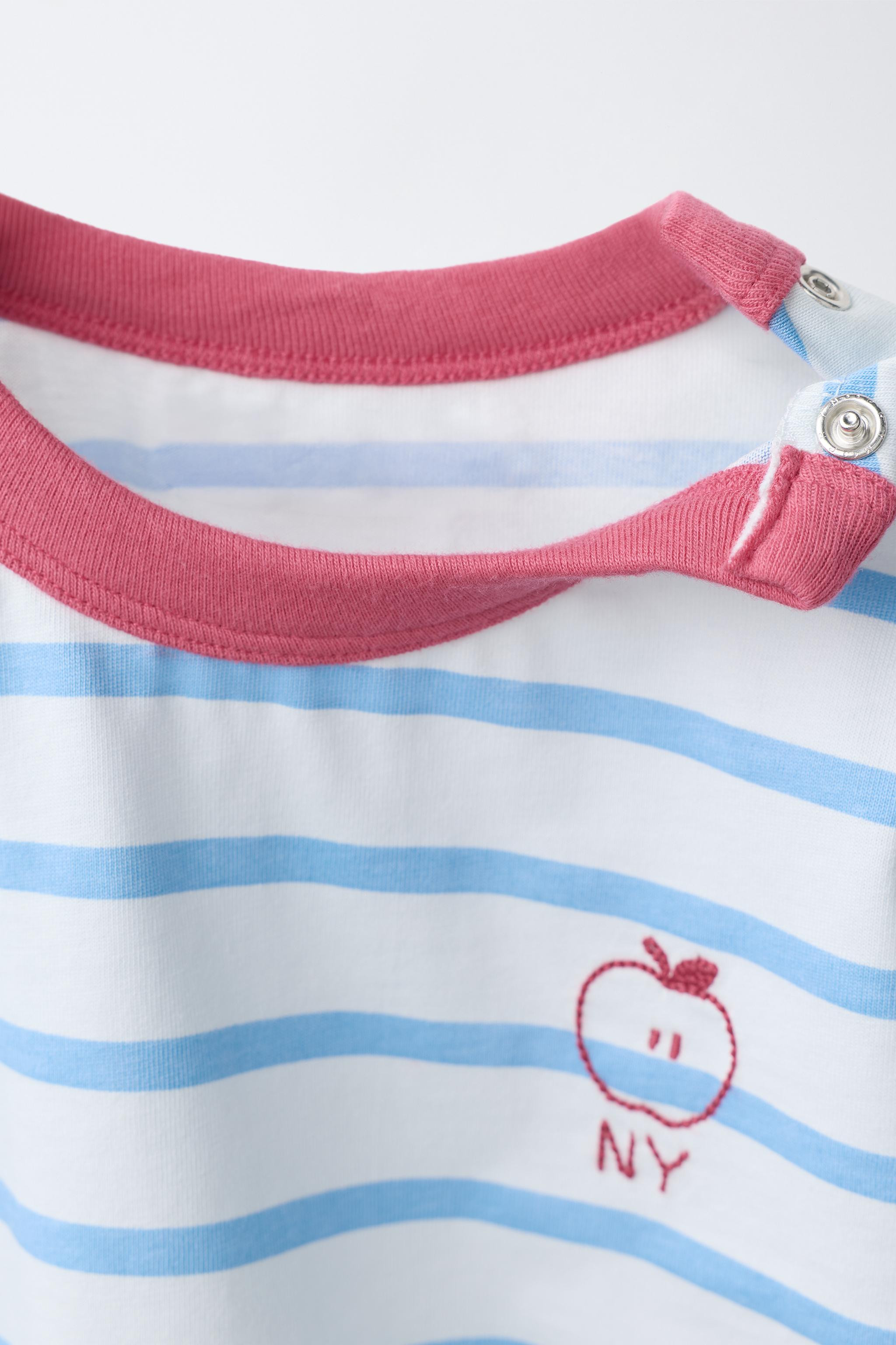 APPLE STRIPED T-SHIRT | Zara UK