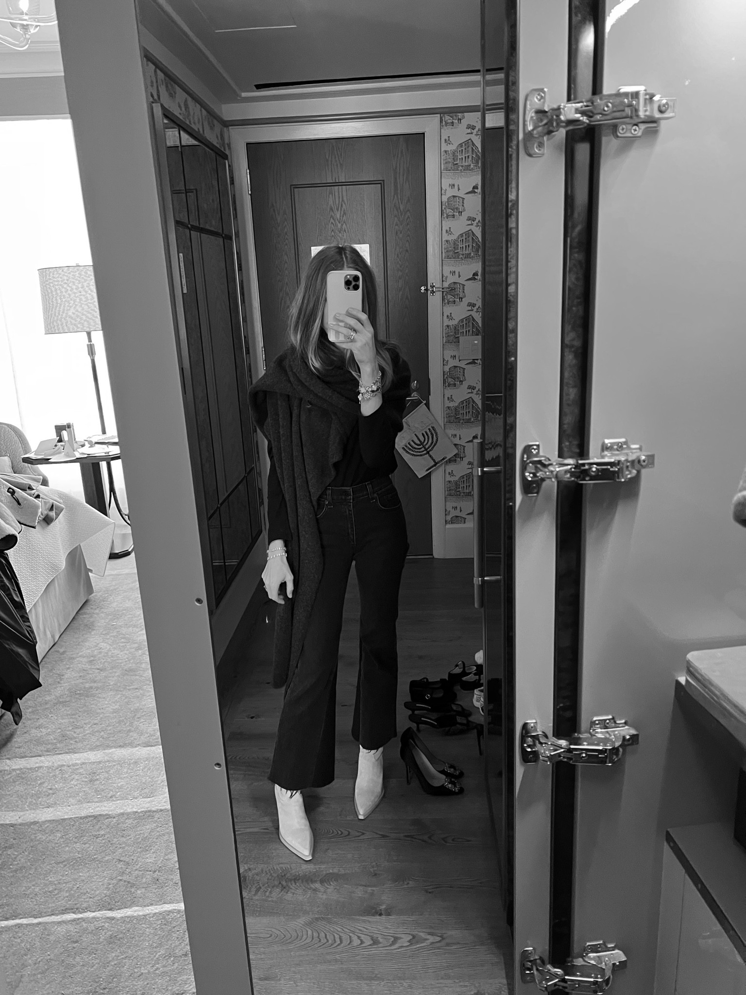 The best black jeans ever! Also obsessed with these boots. So comfortable - perfect for New York City. 

#LTKHoliday #LTKstyletip #LTKworkwear