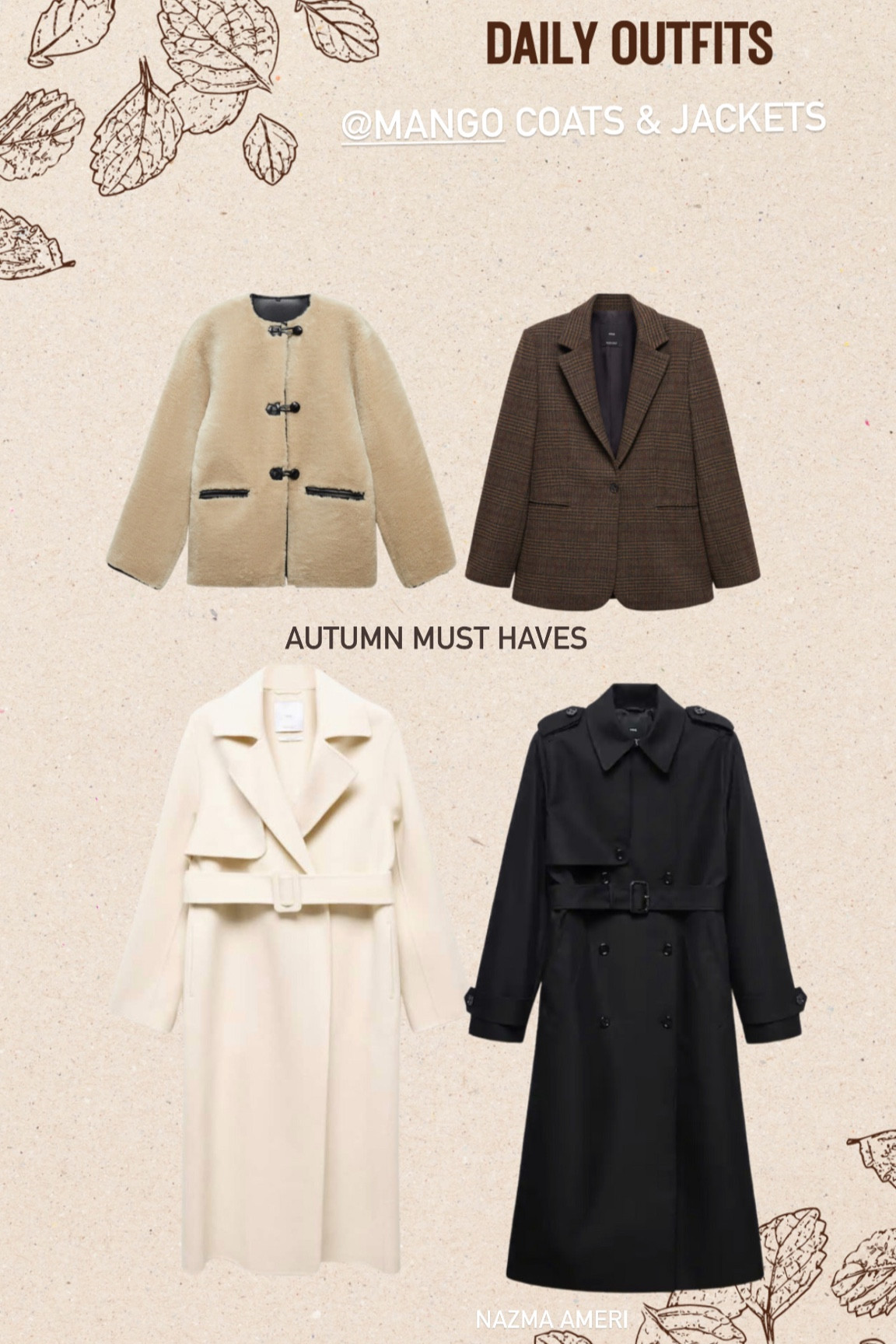 Autumn coats and jackets at mango #autumn