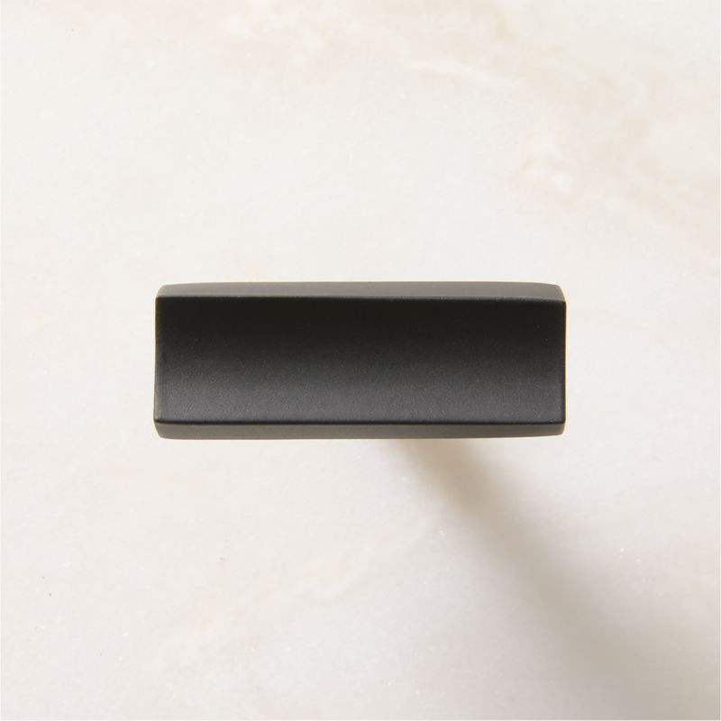 Colton Angled Black Knob | CB2 | CB2