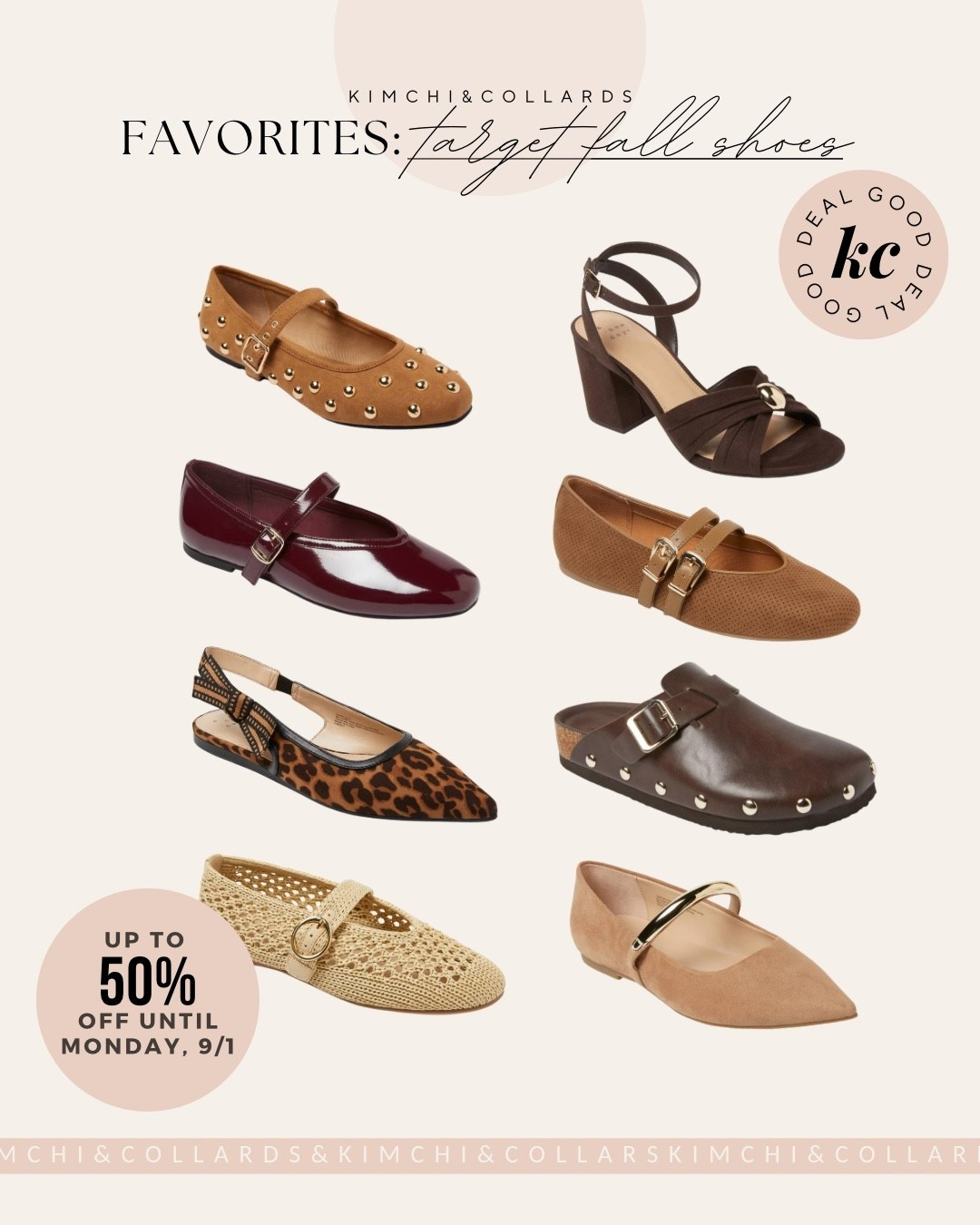 Target has a lot of great shoes for fall out now! Up to 50% off this weekend through Monday, 9/1. 


#target #targetsale #targetshoes

#LTKFindsUnder50 #LTKShoeCrush #LTKSaleAlert