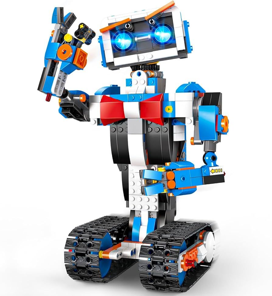 OKK Robot Building Toys for Boys, STEM Projects for Kids Ages 8-12, Remote & APP Controlled Engin... | Amazon (US)