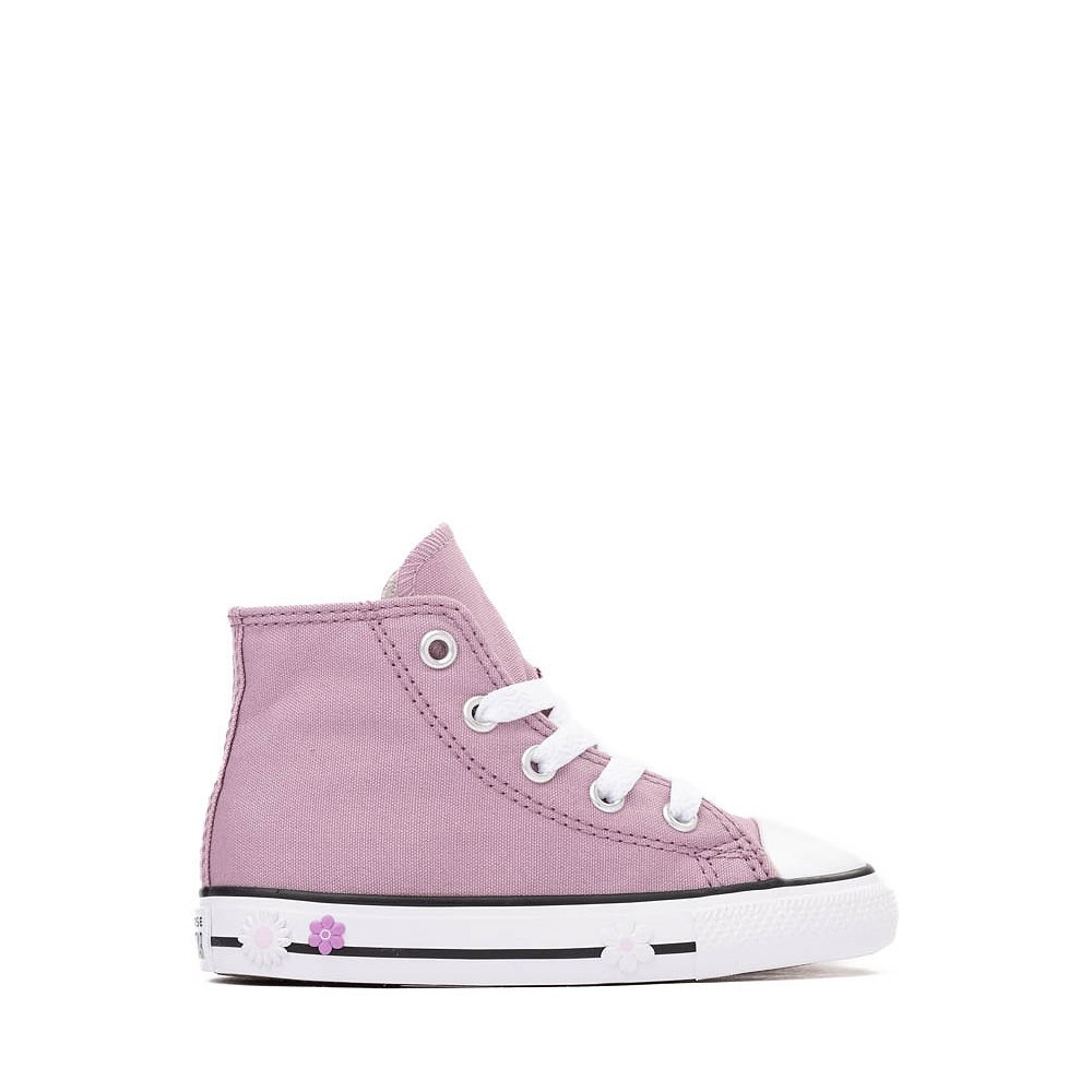 Converse Chuck Taylor All Star Flower High-Top Sneaker - Baby / Toddler - Orchid | Journeys