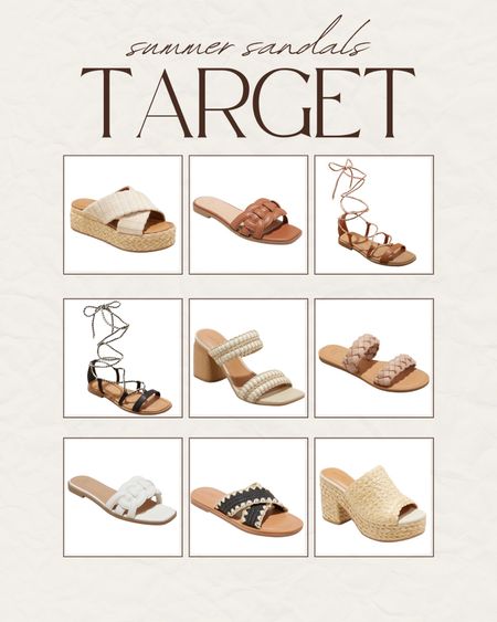 New sandals from Target! 

Lee Anne Benjamin 🤍

#LTKshoecrush #LTKunder50 #LTKSeasonal