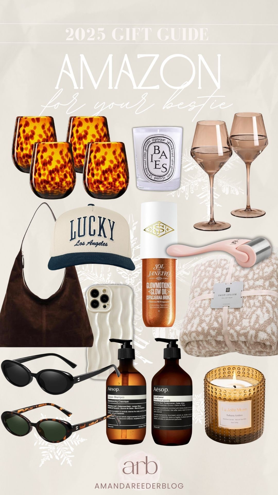 Amazon Gift Guide for your bestie 🎁✨ Chic home finds, beauty must-haves, cozy essentials & cute accessories she’ll LOVE 🤎

Amazon gift guide, 2025 gifts, best friend gifts, Amazon home finds, Amazon beauty, holiday gifts, gift ideas for her, aesthetic home decor, Amazon fashion finds, Sol de Janeiro, Diptyque candle, Aesop, cozy blanket, wine glasses, hair accessories, gifts for her, gifts for bestie, gifts for girls 

#LTKselfcare #LTKHoliday #LTKGiftGuide