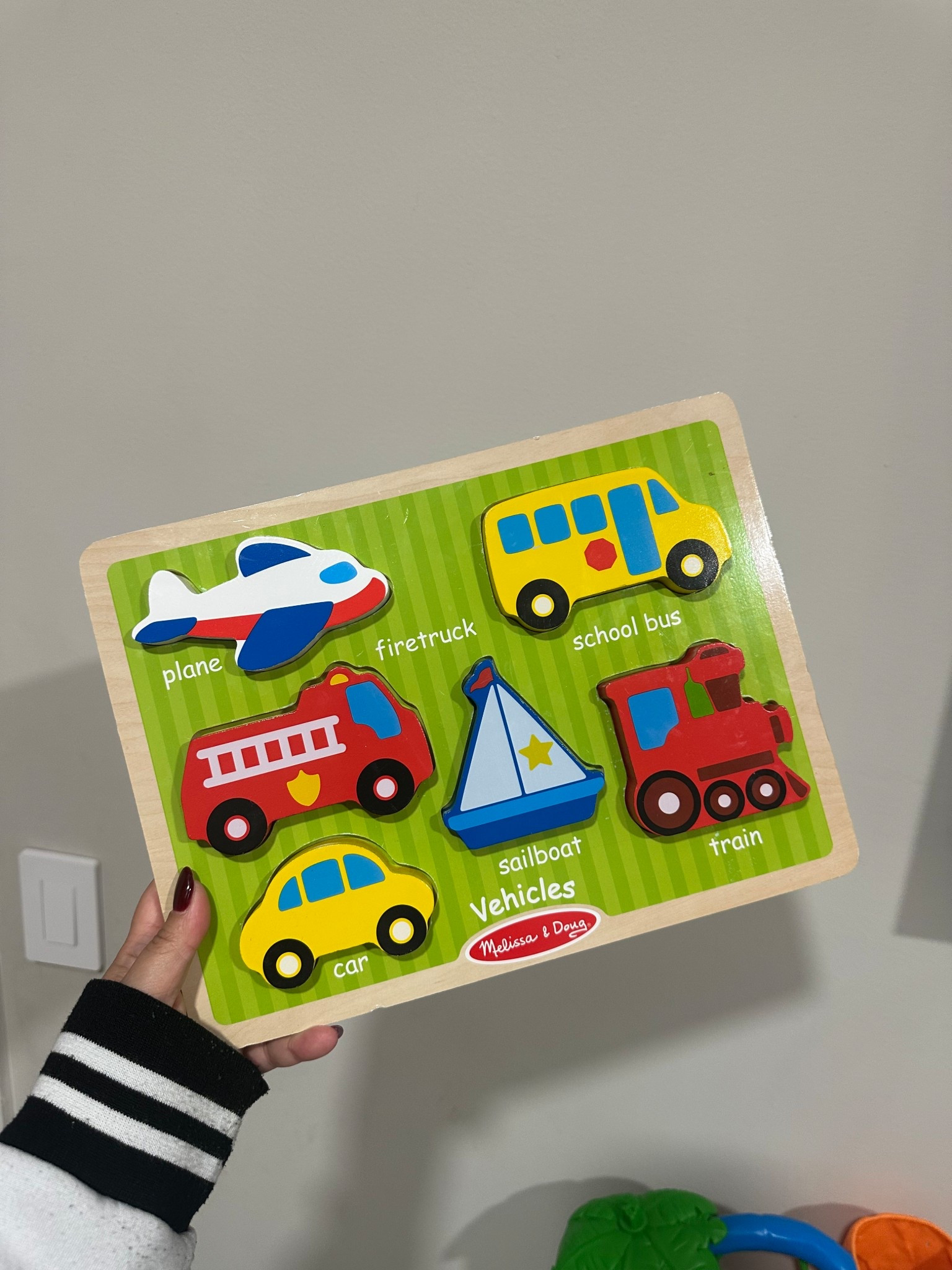 This vehicle puzzle has been with us since the toddler days. It’s simple, sturdy, and always a hit.

#LTKBaby #LTKKids #LTKFamily