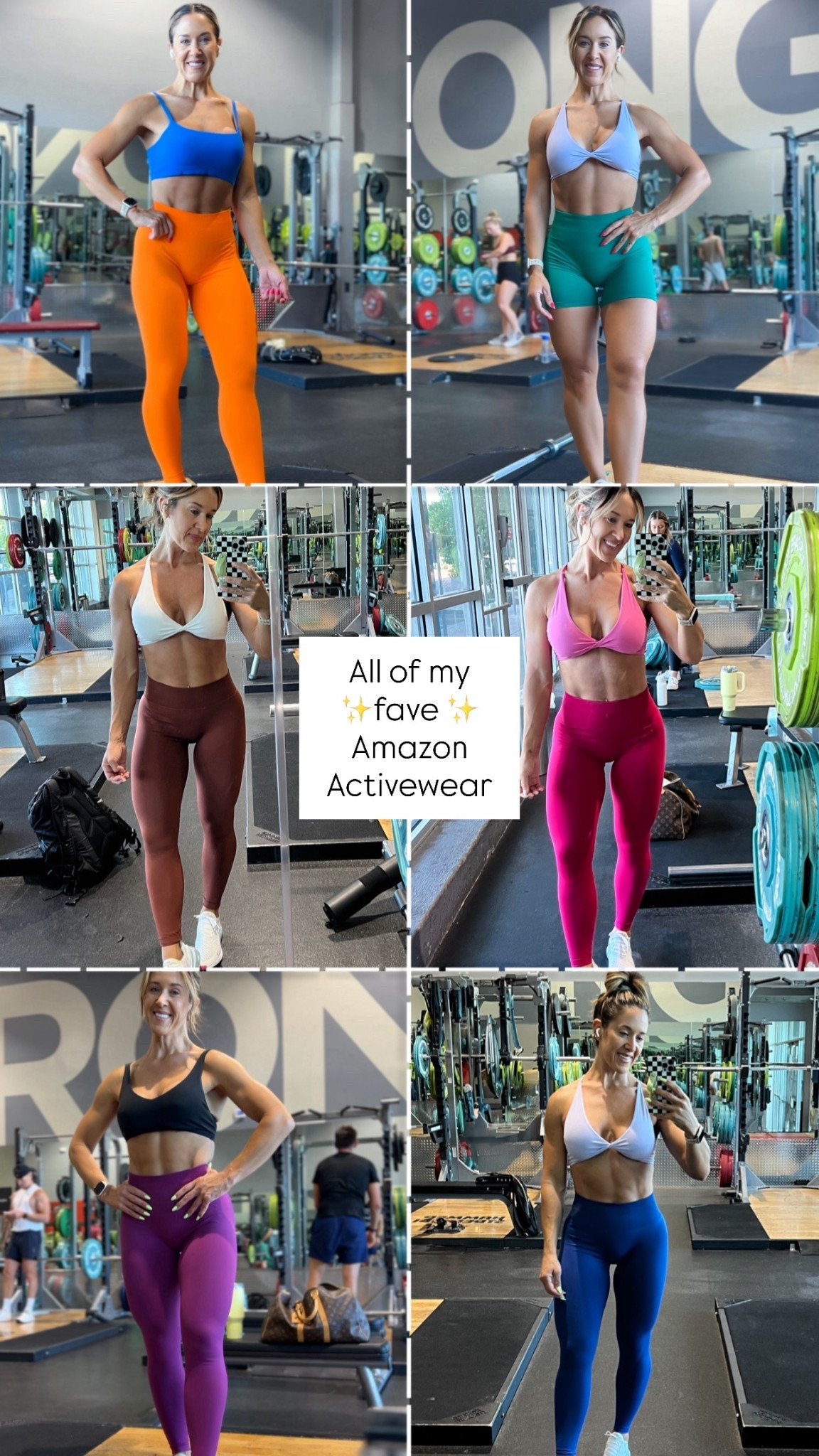 Updated Amazon faves when it comes to activewear!! I wear a medium in tops and bottoms 😘

#LTKActive #LTKStyleTip #LTKOver40