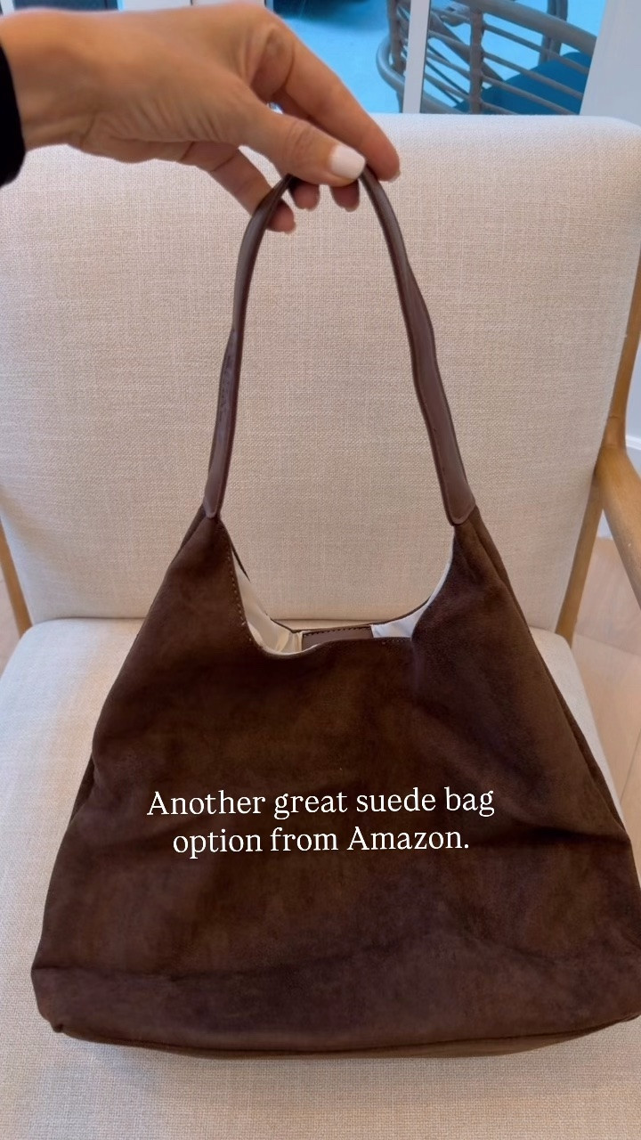 Suede fall bag from Amazon 
Love the color , size and quality

#LTKOver40 #LTKSeasonal